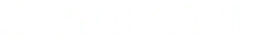 starman logo white